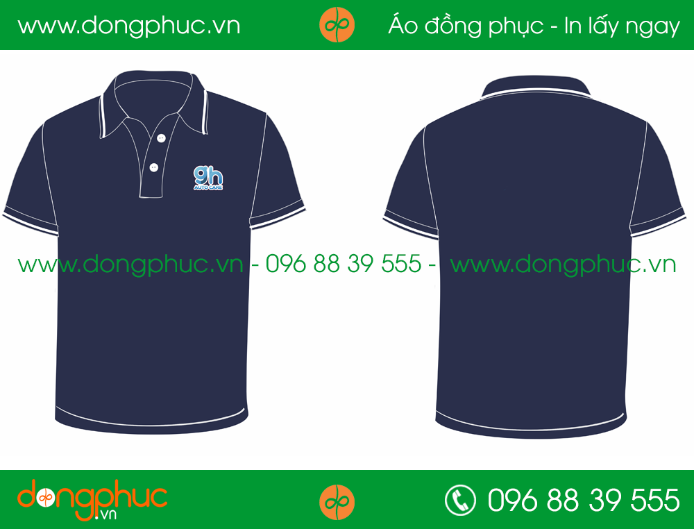 Áo phông đồng phục công ty GH Auto